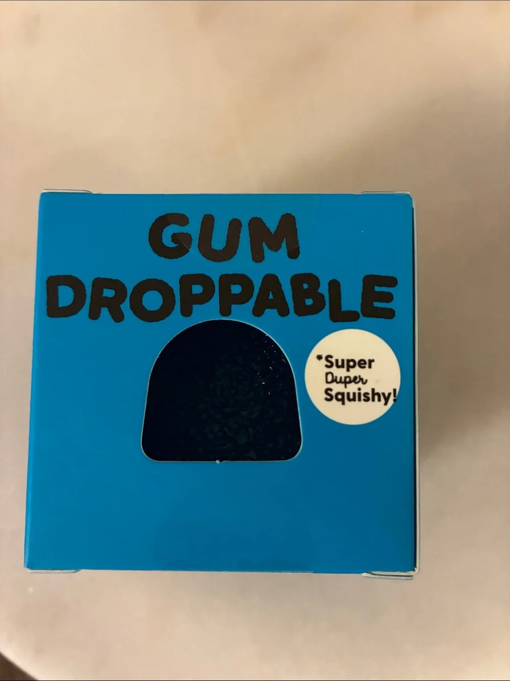 Gum Droppable Squishy Toy - Blue